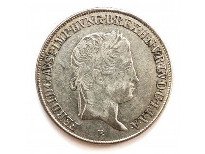 Stříbrný 20 Krejcar 1840 B Ferdinand V.
