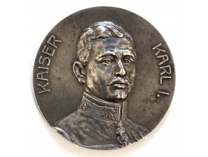 Stříbrná medaile – korunovace císaře Karla I., 1916–1918