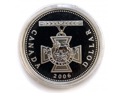Stříbrný 1 Dollar – Victoria Cross 2006 Kanada PP