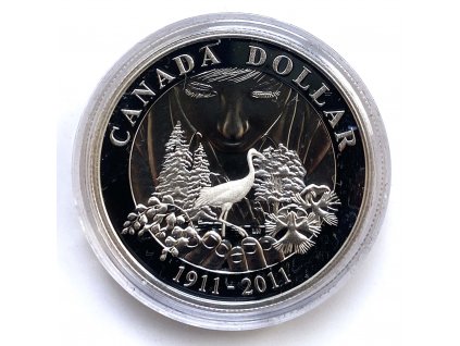 Stříbrný 1 Dollar – 100th Anniversary, Parks Canada 2011 Kanada PP