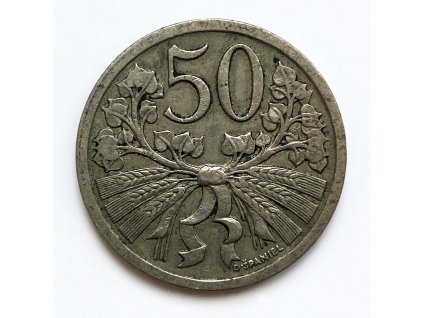 50 Haléř, 1925 Československo