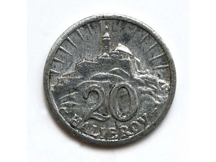 20 Haléř, 1942  Slovenský štát