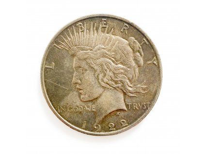Stříbrný 1 Dollar Peace 1922 USA
