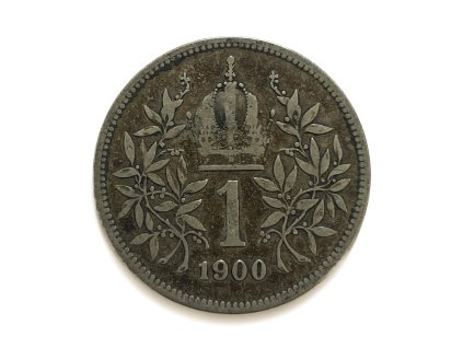 Stříbrná 1 Koruna 1900 František Josef I.