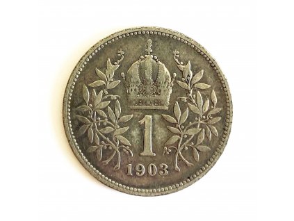 Stříbrná 1 Koruna 1903 František Josef I.