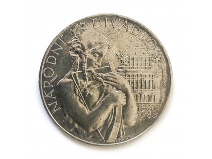 Stříbrná 500 Koruna 1983 – Národní divadlo