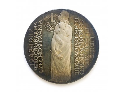 AE medaile – Lidice budou žít 1982 Kladno