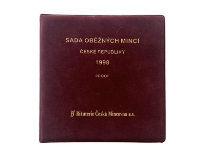 Sada oběžných mincí ČR 1998 proof