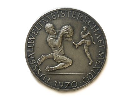 Stříbrná medaile Fussballweltmeisterschaft Mexico, 1970 Německo