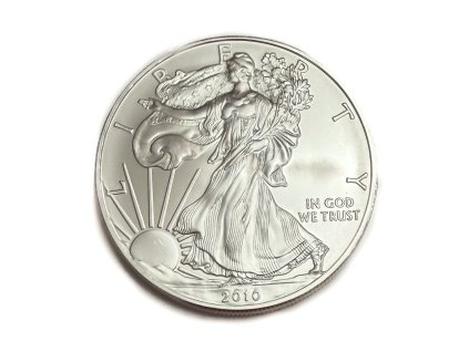 Stříbrný 1 Dollar – American Silver Eagle, různé ročníky USA