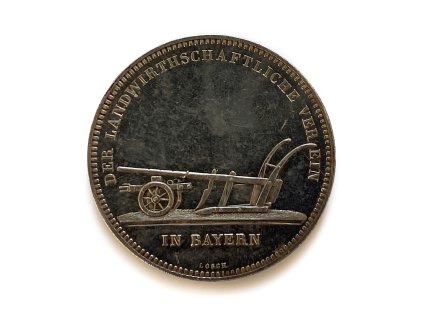 Stříbrná medaile Lohn der Treue und des Fleißes, Bavorsko proof