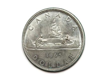 Stříbrný 1 Dollar, 1965 Kanada