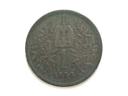 Stříbrná 1 Koruna 1896 František Josef I.
