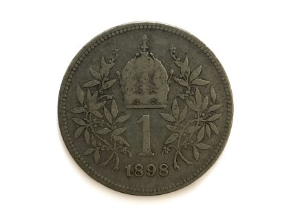 Stříbrná 1 Koruna 1898 František Josef I.