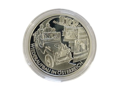 Stříbrné 20 Euro – Biedermeirzeit, 2003 Rakousko proof