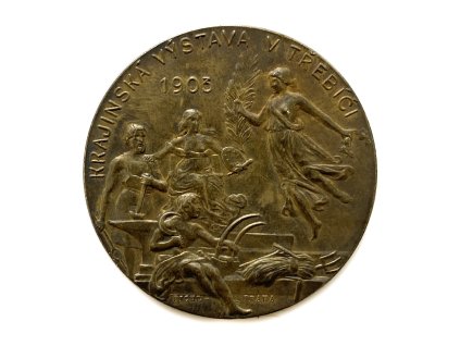 Stříbrná medaile Krajinská výstava v Třebíči 1903