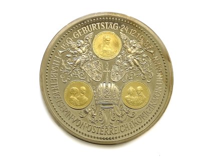 AR medaile Sisi Kaiserin von Österreich se zlatou inlejí, Německo
