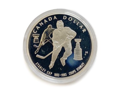 Stříbrný 1 Dollar – Stanley Cup, 1993 Kanada proof