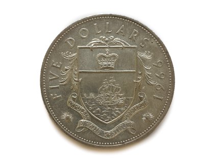 Stříbrný 5 Dollars 1966 Bahamy