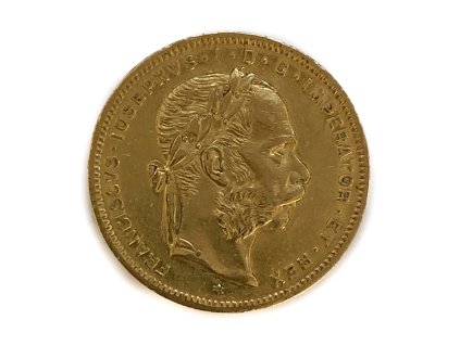 Zlatý 8 Zlatník 1876 František Josef I.