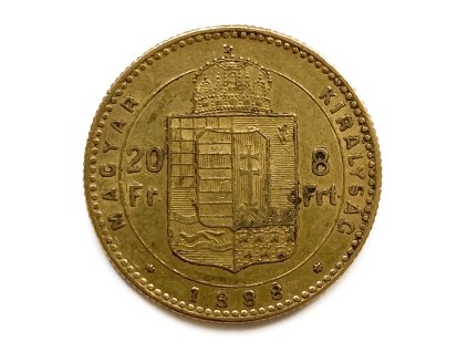 Zlatý 8 Zlatník 1888 KB František Josef I.