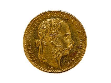 Zlatý 8 Zlatník 1890 KB FIUME František Josef I.