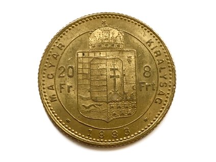 Zlatý 8 Zlatník 1883 KB František Josef I.