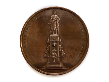 AE medaile Univesitas Carolo Ferdinandea 1848 – založení Karlovy univ