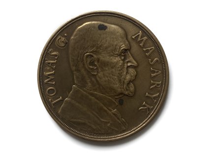 AE medaile k 85. narozeninám T.G. Masaryka, 1935 ČSR – vzácná