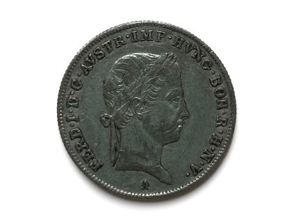 Stříbrný 10 Krejcar, 1843 A Ferdinand V.