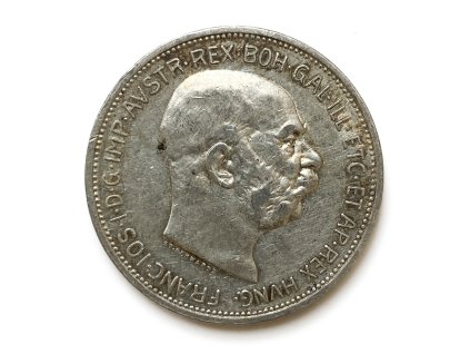 Stříbrná 2 Koruna, 1912 František Josef I.
