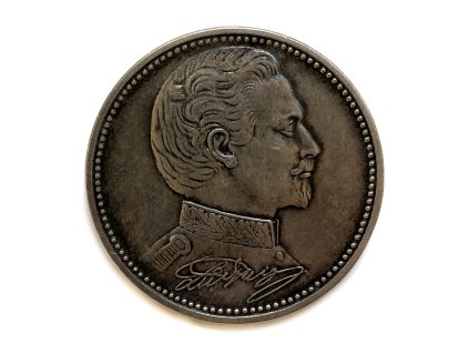 Stříbrná úmrtní medaile Ludwig II. bavorský, 1886/1986 Bavorsko