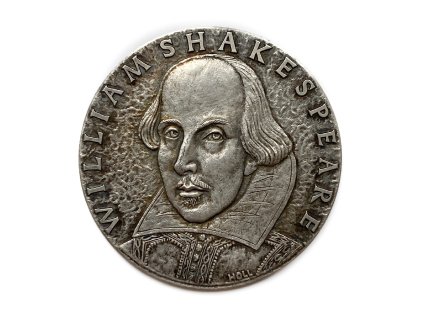 Stříbrná medaile William Shakespeare