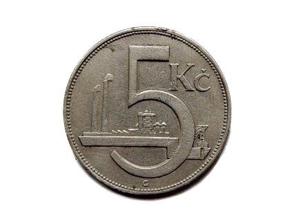 5 Koruna, 1927 ČSR