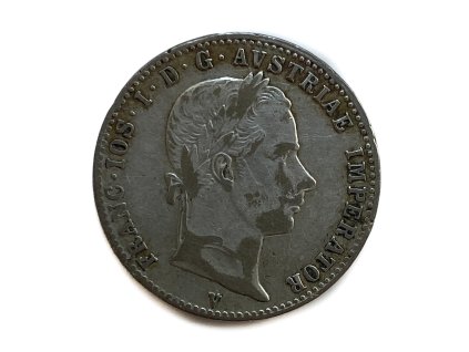 Stříbrný 1/4 Zlatník, 1859 V František Josef I.