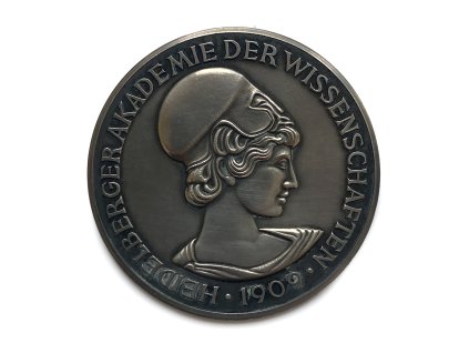 Stříbrná medaile Heidelberger Akademie der Wissenschaften 1909 Německo