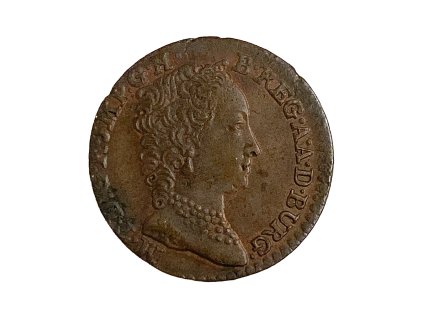 1 Liard, 1750 Marie Terezie Antverpy Rakouské Nizozemí