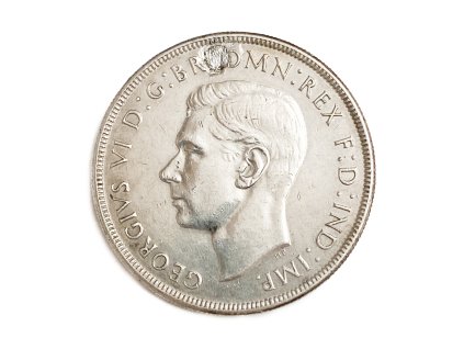 Stříbrná 1 Crown, 1938 Commonwealth Austrálie