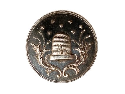 Stříbrná medaile Lohn des Fleisses, kolem r. 1850 Stuttgart základní škola proof