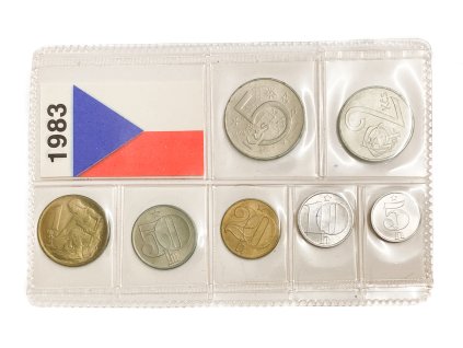 Sada oběžných mincí 1983 ČSSR