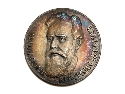 Stříbrná medaile Wilhelm Conrad Röntgen 1845–1923