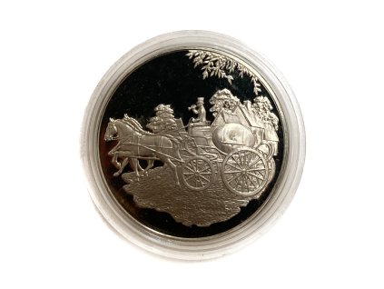 Stříbrná medaile Stamp Show – Hafnia, 1976 Dánsko proof