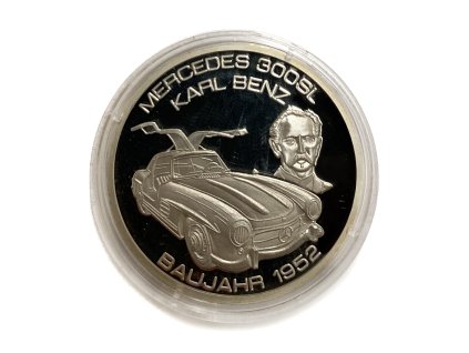 Stříbrná medaile Mercedes 300SL, 1994 Německo proof