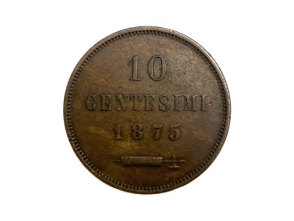 10 Centesimi 1875 San Marino