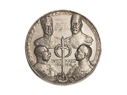 Stříbrná medaile Durch Kampf zum Sieg – Der 1. Weltkrieg, 1916 Rakouské císařství