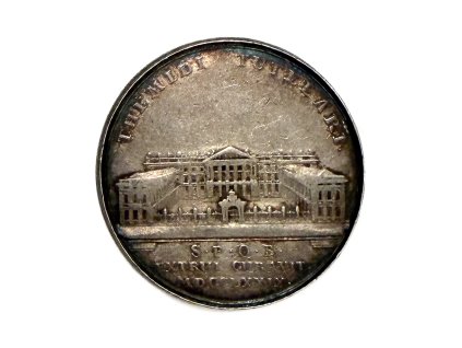 AR medaile Dostavba justičního paláce v Bruselu, 1779 Marie Terezie