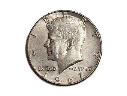 Stříbrný Half Dollar – Kennedy, 1967 USA