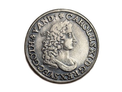 Stříbrné 2/3 Tolaru, 1675 AH Karel XI. švédský, Brémsko-Verdensko novoražba