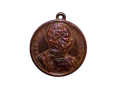 AE medaile Albert K. v. Sachs. – Zur Erinnerung  an die Fahnenweihe des KGL, 1902 Sasko