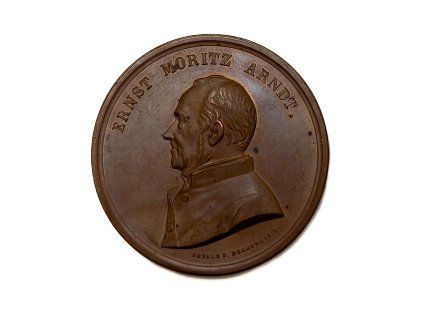 AE medaile Ernst Moritz Arndt, Freiheitsdichter 1860 Německo